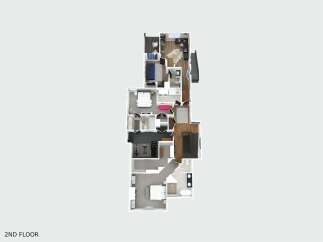 Explore the second-floor layout of this stunning property, showcasing a thoughtfully designed floor plan.