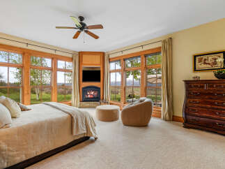 Experience luxury and comfort in this stunning bedroom.
