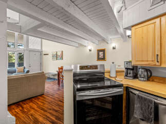 This stunning property boasts a bright and airy kitchen with modern appliances and ample counter space.