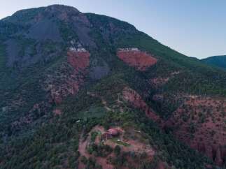 Nestled amidst the majestic mountains, this property offers unparalleled privacy and breathtaking views.