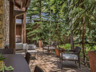 Enjoy the tranquility of this stunning outdoor patio, perfect for relaxation and entertaining.