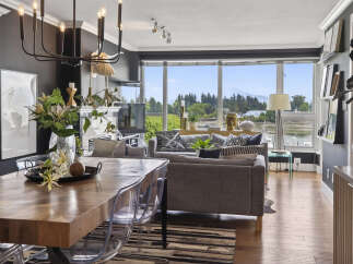 This stunning property boasts a modern living space with an open floor plan, perfect for entertaining.