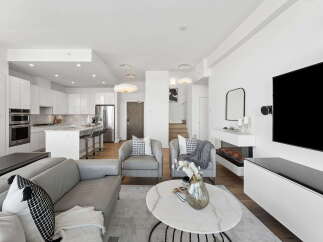 Experience modern luxury in this stunning open-concept living space.