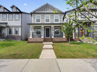 Discover this stunning property featuring a beautifully designed facade and a welcoming front porch.