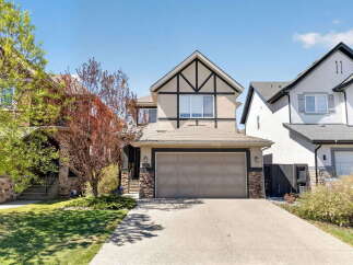 This stunning property boasts a beautiful exterior with a modern design.