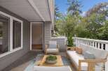 Step outside to a charming patio, perfect for enjoying the fresh air and scenic views.