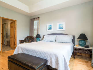 Step into this serene bedroom, designed for ultimate relaxation.