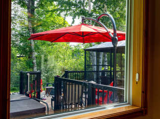 Enjoy the tranquility of this stunning outdoor space, perfect for relaxation and entertaining.