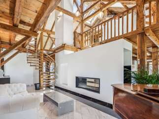 Experience luxury living in this stunning property featuring a unique architectural design.
