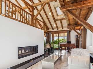 Experience luxury living in this stunning property featuring a unique architectural design.
