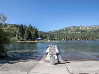 Enjoy stunning lake views and easy access to the water from this property.