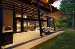 Experience seamless indoor-outdoor living with this stunning modern home, featuring a spacious patio perfect for entertaining.