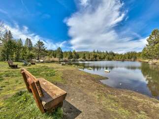 Enjoy the tranquility of nature in this stunning lakeside setting.