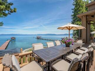 Enjoy breathtaking lake views from this stunning property.