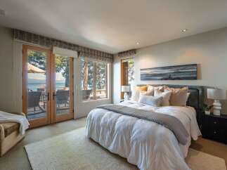 Experience luxury and tranquility in this stunning bedroom.