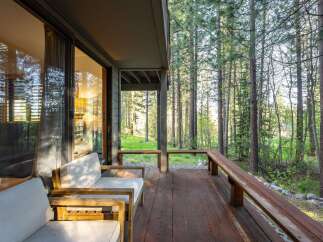 Enjoy the tranquility of nature from this stunning property.