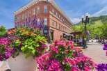 Experience the charm of this historic brick building, featuring a beautifully preserved facade and elegant architectural details.