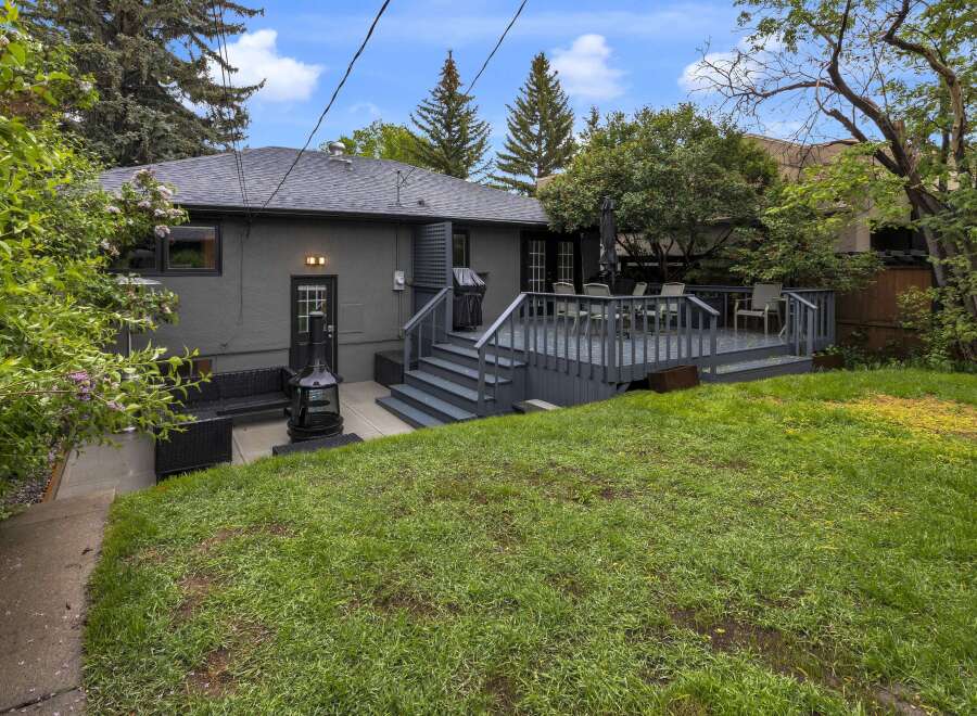 Enjoy outdoor living with this spacious deck, perfect for entertaining or relaxing.