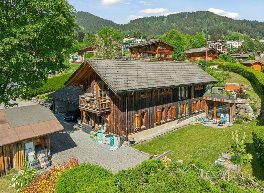 Experience the charm of this rustic wooden chalet nestled in a picturesque mountain village.