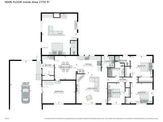 Discover this spacious main floor featuring 2754 sq ft of living space, including a large loft and a dedicated workshop.