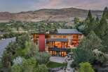 Experience luxury living in this modern architectural masterpiece nestled in a scenic hillside community.