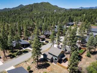 Nestled amidst a serene pine forest, this property offers a tranquil escape with stunning mountain views.