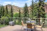 Enjoy breathtaking mountain views from this stunning deck, perfect for outdoor entertaining or quiet relaxation.