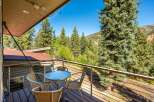 Enjoy breathtaking mountain views from this charming balcony, perfect for morning coffee or evening relaxation.