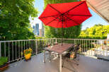 Enjoy outdoor living on this spacious balcony, perfect for al fresco dining or relaxing with a view.