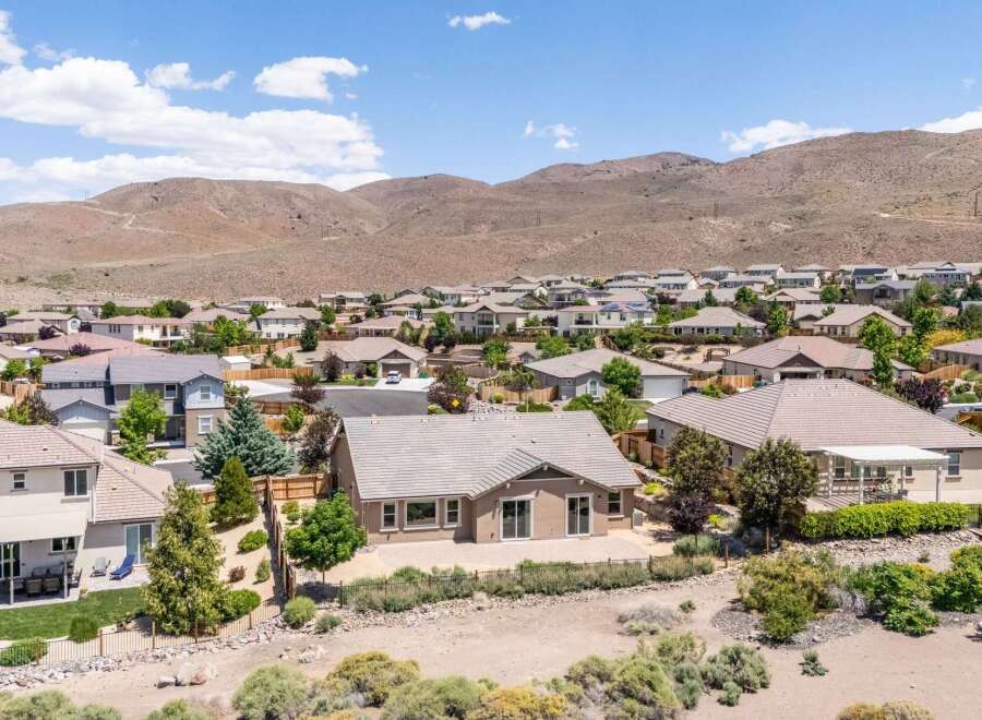 Discover this stunning single-story home featuring a spacious backyard with a patio, perfect for outdoor entertaining.