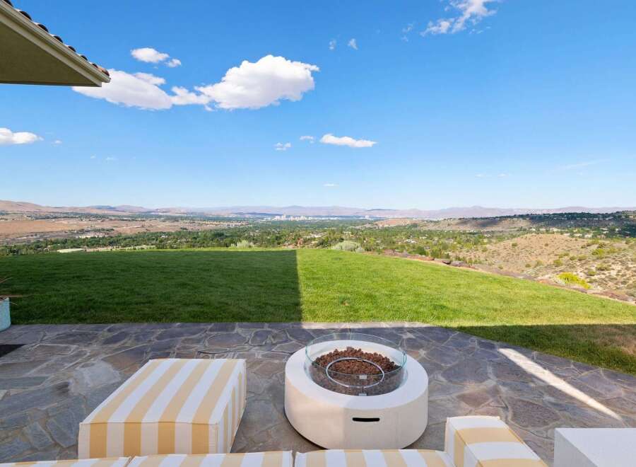 Experience breathtaking panoramic views from this stunning property, perfect for entertaining or quiet relaxation.