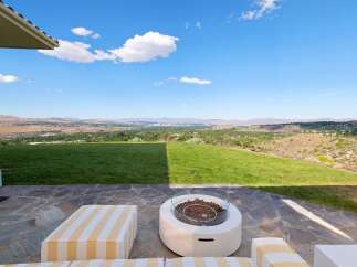 Experience breathtaking panoramic views from this stunning property, perfect for entertaining or quiet relaxation.