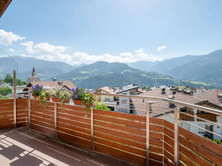 Enjoy breathtaking mountain views from this stunning balcony, perfect for your morning coffee or evening relaxation.