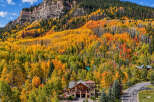 Experience the breathtaking beauty of autumn from this stunning mountain home.