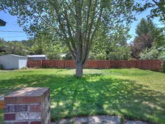 Enjoy the spacious backyard with a mature tree providing ample shade on sunny days.