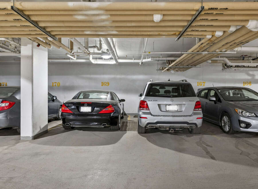Secure your vehicle in this spacious underground parking spot, conveniently located and numbered 169.