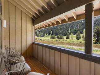 Enjoy breathtaking mountain views from this charming balcony, perfect for morning coffee or evening relaxation.