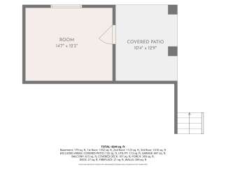 Discover this spacious floor plan featuring a generous 14'7' x 12'3' room, perfect for relaxation or entertainment.