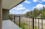 Enjoy breathtaking mountain views from this spacious balcony, perfect for morning coffee or evening relaxation.