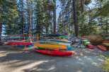 Discover your next adventure with this collection of kayaks and paddleboards, perfect for exploring nearby waters.