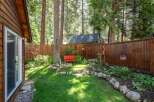 Escape to this charming backyard oasis, perfect for relaxation and outdoor enjoyment.