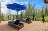 Enjoy breathtaking mountain views from this expansive deck, perfect for outdoor entertaining or relaxation.