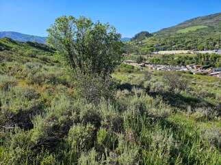 Discover a prime real estate opportunity with this stunning property offering breathtaking views of the surrounding mountains and valley.