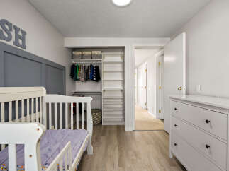 Discover this charming nursery, perfect for your little one.
