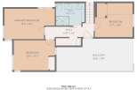 Discover this spacious floor plan featuring a primary bedroom measuring 15'5' x 9'5', alongside two additional bedrooms.