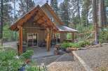 Experience rustic charm in this secluded cabin nestled amongst tall pines.