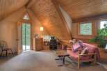 Discover this charming attic room, perfect for a home office or cozy retreat.