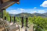 Experience breathtaking mountain views from this stunning balcony, perfect for enjoying your morning coffee or evening relaxation.