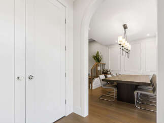 Step into a beautifully designed dining room, perfect for hosting gatherings.