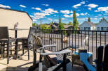 Enjoy stunning city views from this elevated balcony, perfect for morning coffee or evening relaxation.